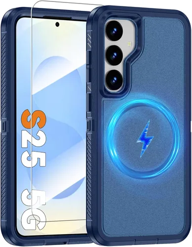 Vista 59 de Funda magnética para Samsung Galaxy S24+ Plus compatible con carga Magsafe [protector de pantalla de vidrio]