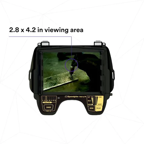 Vista 3 de 3M Speedglas 06-0000-30i Filtro de auto oscurecimiento 9100XXi, sombras 5, 8-13