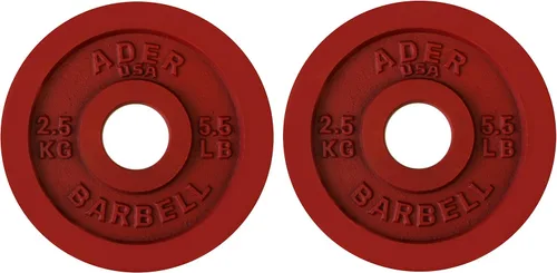 Vista 7 de Ader Precision Color Metal Olympic Kilo Gram Placas 6 PRS Color 55.1 lbs