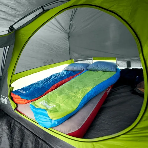 Vista 5 de Coleman Skydome Camping Tent with Screened Porch & 5-Minute Setup, Weatherproof 4/6/8 Person Tent with Rainfly & Carry Bag, Made of PFAS-Free