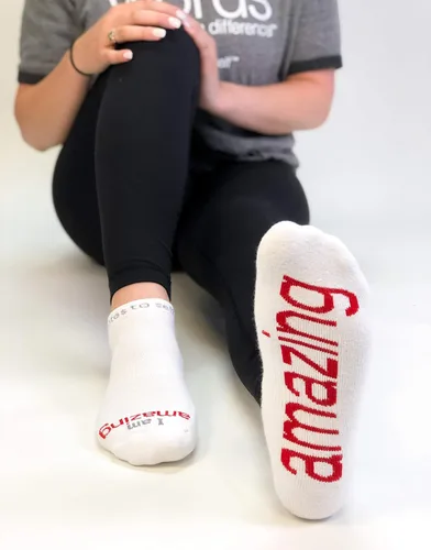 Vista 3 de notes to self Socks - Daily Affirmations, Inspirational Socks for girls & boys