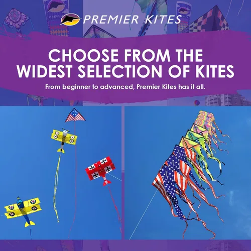 Vista 5 de Premier Kites Large Easy Flyer Space Adventures Kite Complete Set – Easy to Fly Single Line Kite w/ 300 ft Flying Line Included, Durable Lightweight
