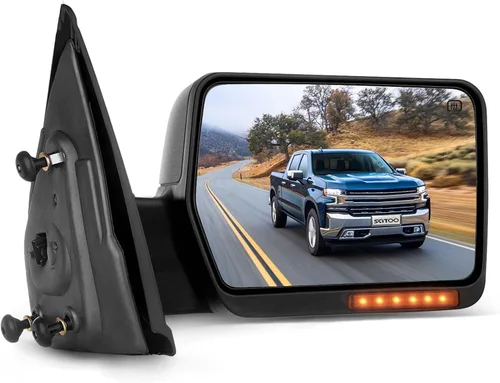 Vista 12 de SCITOO - Espejos retrovisores laterales eléctricos para camioneta Ford F-150 modelos 2004 a 2014, con calefacción y direccionales 2004-2014 F-150