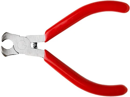 Vista 4 de Excel Blades Alicates de punta de aguja de agarre suave, herramienta de precisión de 5.5 pulgadas, ideal para hacer joyas, doblar alambre y trabajar