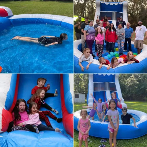 Vista 4 de 24f(L) Inflatable Water Slide, Commercial Grade, for Adults/Kids