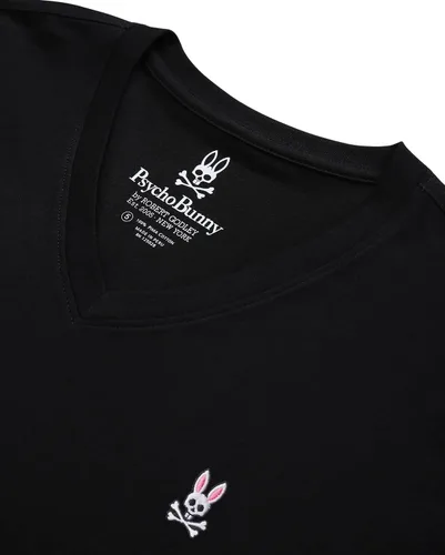 Vista 4 de Psycho Bunny Camiseta de manga corta con cuello en V para hombre