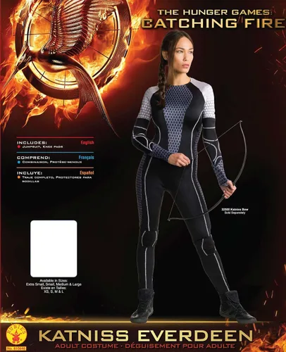 Vista 3 de Rubie's Costume Co - Disfraz de Katniss de los juegos del hambre para mujer, Multicolor