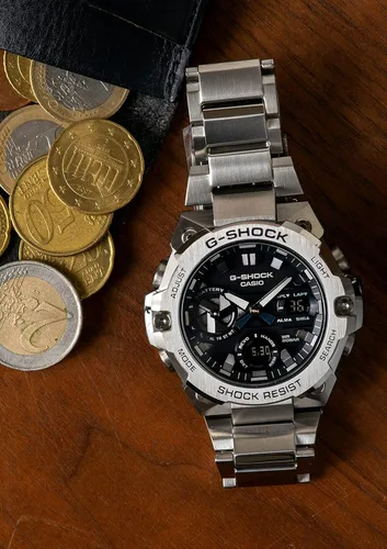 Vista 2 de Casio G-Shock GST-B400D-1AJF G-Steel Reloj solar Bluetooth plateado