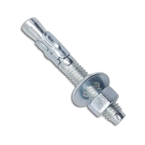 Vista 13 de Anclaje de cuña de 1/2" x 3-3/4", anclajes de hormigón chapados en zinc, sujetadores de pernos de expansión resistentes para ladrillos/bloques