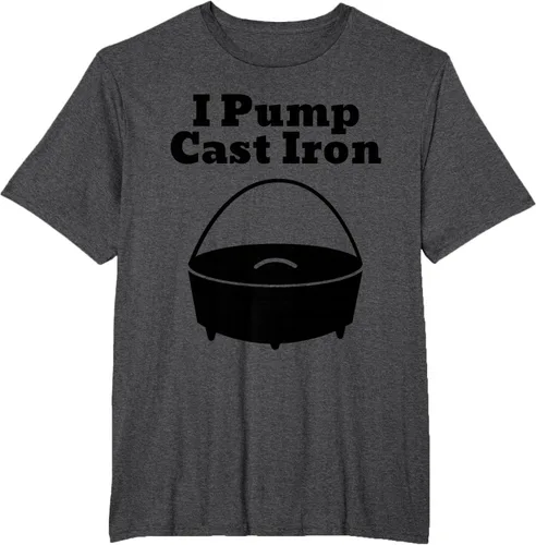 Vista 56 de I Pump - Camiseta de hierro fundido para cocinar al horno holandés