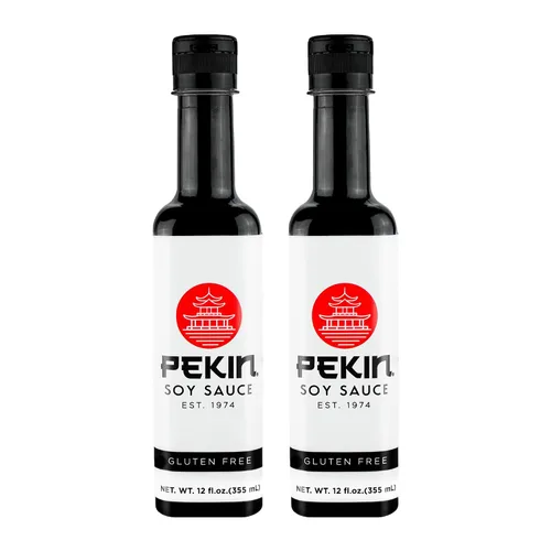 Vista 11 de Pekin Salsa de cocina de soja reducida en sodio, botella de 12 onzas líquidas (paquete de 2)