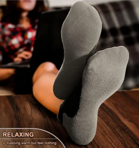 Vista 8 de BULLIANT Calcetines de correr para hombre, 6 pares, calcetines de tobillo que no se ven transpirables, absorben para hombres y mujeres, suela