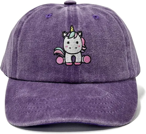 Vista 32 de Gorras de béisbol bordadas con animales para niño y niña