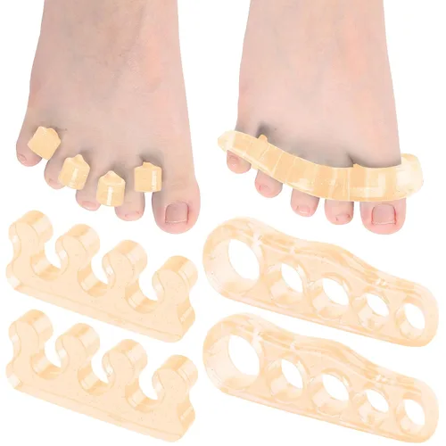 Vista 9 de Original ToePal Separador y enderezador de dedos, para dedos relajados, alivio del dolor de juanetes, dedo martillo y más, para hombres y mujeres