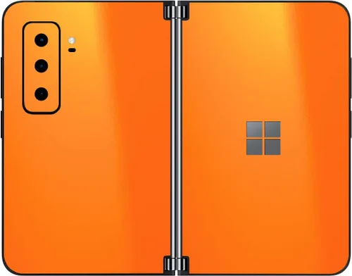 Vista 86 de SopiGuard Skin para Microsoft Surface Duo 2 2ª generación de borde a borde de paneles delanteros y traseros de vinilo (piedra de ladrillo)