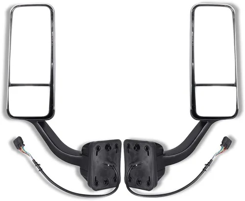 Vista 7 de ECCPP Espejo retrovisor cromado para conductor o pasajero, espejo resistente para 2004-2016 para Freightliner para Columbia para Freightliner M2