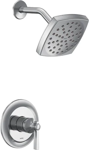 Vista 9 de Moen UTS2912EPBG Flara M-CORE 2-Series - Kit de molduras de ducha con 1 mango, requiere válvula, oro cepillado