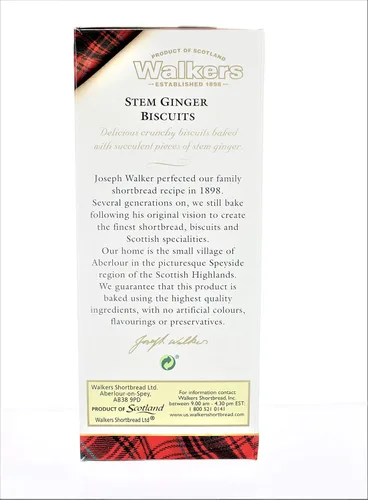 Vista 3 de Walkers Galletas de jengibre tallo - 5.3 oz - 2 paquetes