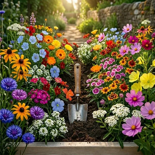 Vista 2 de 25 paquetes de semillas de flores silvestres – Decoraciones de celebración de la vida – Recuerdos fúnebres – Memorial – Semillas de flores