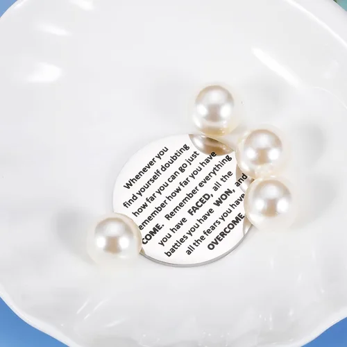 Vista 3 de Regalos inspiradores para mujeres y hombres, regalos de recuperación de abrazo de bolsillo, llavero motivacional de cirugía de depresión, adicción