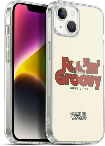 Vista 206 de Head Case Designs Funda de gel suave con licencia oficial de Peanuts Freak Flag Fly Woodstock 50th compatible con Apple iPhone 7 Plus/iPhone 8 Plus