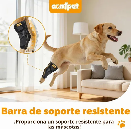 Vista 5 de Soporte de corvejón grande para perro (40-90 libras), soporte de pata trasera de alta resistencia para labrador, pastor alemán, golden retriever