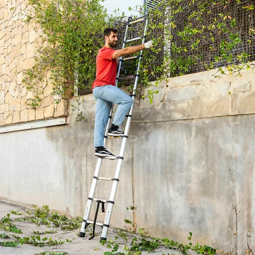 Vista 2 de Escalera telescópica Ladescop32 InnovaGoods 3,2 m