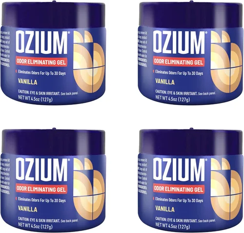 Vista 9 de Ozium Gel eliminador de olores de 4.5 onzas, alternativa a ambientador