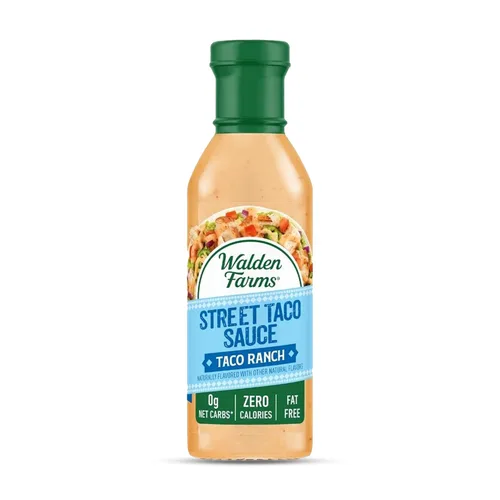Vista 17 de Walden Farms Street Taco Sauce Creamy Chipotle - Sin calorías, sin gluten, bajo en carbohidratos, apto para dieta cetogénica, sin azúcar, sabor a