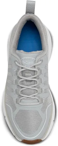 Vista 8 de Dr. Comfort Grace Athletic - Zapatos deportivos para caminar, color gris, malla y sintético, plantilla de gel, amortiguación moderada