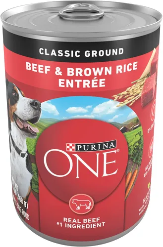 Vista 19 de Purina ONE Alimento húmedo para perros con alto contenido de proteínas True Instinct Cortes tiernos en salsa de comida para perros con carne de res