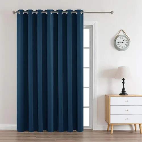 Vista 104 de Joydeco - Juego de 2 paneles de cortinas opacas de 63 pulgadas, 2 cortinas largas con aislamiento térmico burg, cortinas de oscurecimiento