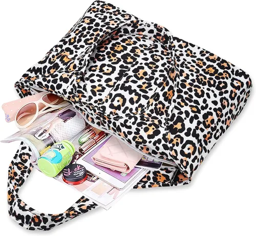 Vista 5 de ZOOEASS - Bolso grande de hombro para mujer, impermeable, multifunción, de nailon, para viaje