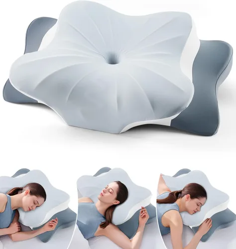 Vista 22 de DONAMA Almohada de lectura para juegos, almohada de escritorio de regazo para laptop, almohada de reposabrazos con bolsillos laterales, almohada