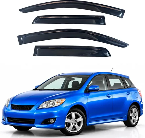 Vista 42 de Visera de ventana IG para Ford Focus Sedán y Hatchback 2012-2018, Protector de ventana lateral para lluvia y viento estilo Mugen, extra duradero