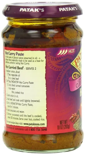 Vista 5 de Pasta de curry Pataks extra caliente (10 oz)