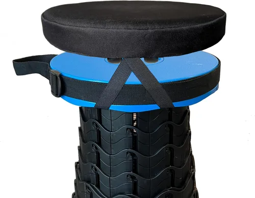 Vista 6 de Outward Gear Cojín de taburete plegable (excluye taburetes) para taburetes plegables retráctiles, cojín telescópico original y auténtico con espuma