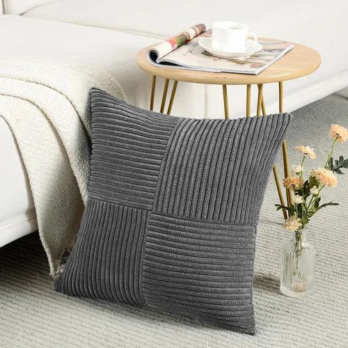 Vista 102 de Fancy Homi - Paquete de 2 fundas de almohada decorativas de color verde oliva pequeñas de 12 x 12 pulgadas para sala de estar, sofá, cama
