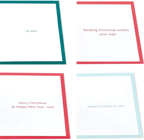 Vista 6 de Hallmark Signature Paper Wonder - Surtido de tarjetas navideñas emergentes (4 tarjetas navideñas con sobres)