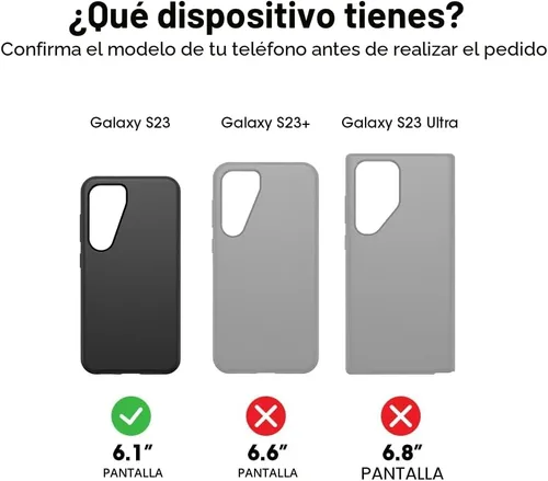 Vista 2 de OtterBox Funda para Galaxy S23 - Serie Defender - Negra, resistente y duradera - con protección de puertos - Solo la funda - Protección microbiana