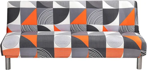 Vista 21 de MIFXIN Funda elástica para sofá cama sin brazos, funda de elastano para futón, plegable, sin reposabrazos, protector de muebles para sofá cama