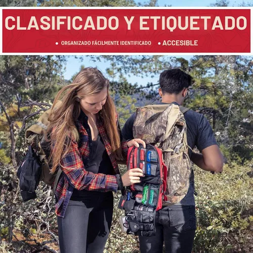 Vista 3 de Surviveware 119 Pcs Comprehensive Premium Survival First Aid Kit - Medical Emergency Kit for Travel Camping Gear, Home Essentials & Outdoor
