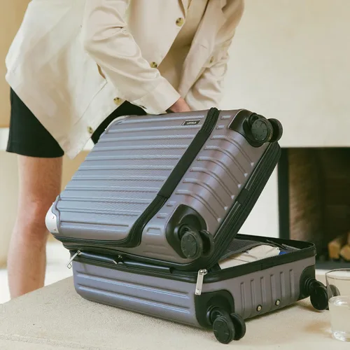 Vista 9 de LEVEL8 Grace Luggage, Gris, Casual y de negocios