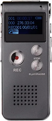Vista 8 de 16G activado por voz Mini espía Grabadora de audio digital de sonido Dictáfono Reproductor MP3 Regalo Portátil MP3 Grabadora de audio Dictaphone