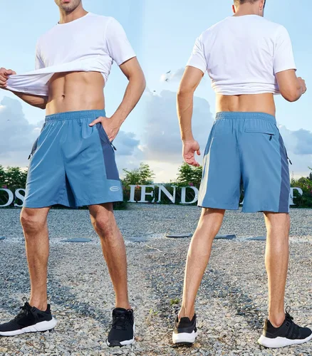 Vista 6 de NORTHYARD Pantalones cortos deportivos para correr para hombre, de secado rápido, pantalones cortos de gimnasio de 7 pulgadas, ligeros, deportivos