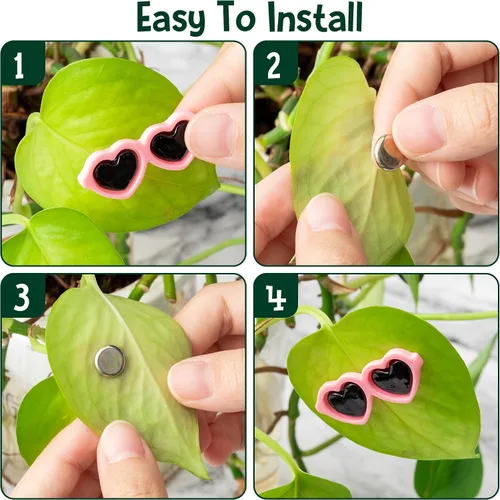 Vista 4 de H1vojoxo 12 bonitos imanes para plantas en maceta, regalos únicos para amantes de las plantas, divertidos accesorios para plantas