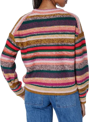 Vista 2 de PS by Paul Smith Suéter de punto para mujer con cuello integral, Chicle
