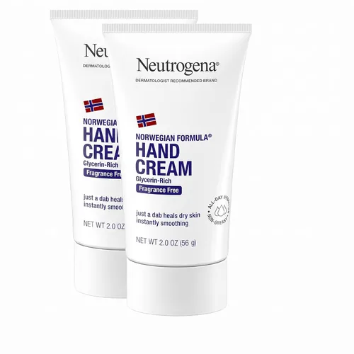 Vista 9 de Neutrogena Formula Noruega Crema de manos, sin fragancia, 2 onzas., paquete de de 1