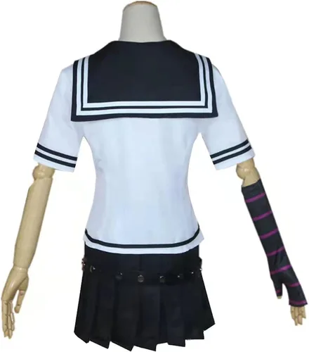 Vista 2 de Deaicos Mioda Ibuki - Disfraz de uniforme de escuela secundaria color blanco
