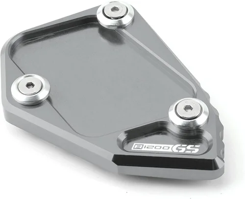 Vista 4 de SCUUBE Para BMW R 1200 GS R1200GS ADV 2008-2011 2012 Almohadilla de soporte lateral de motocicleta, extensor de pie de pie, almohadilla de Negro
